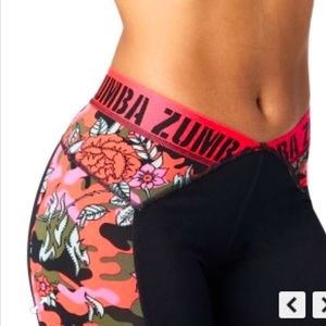 Zumba Hot Pink and Black Leggings
